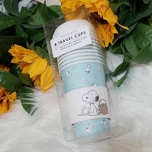 Graphique Ser Of 8 Snoopy Travel Cups
